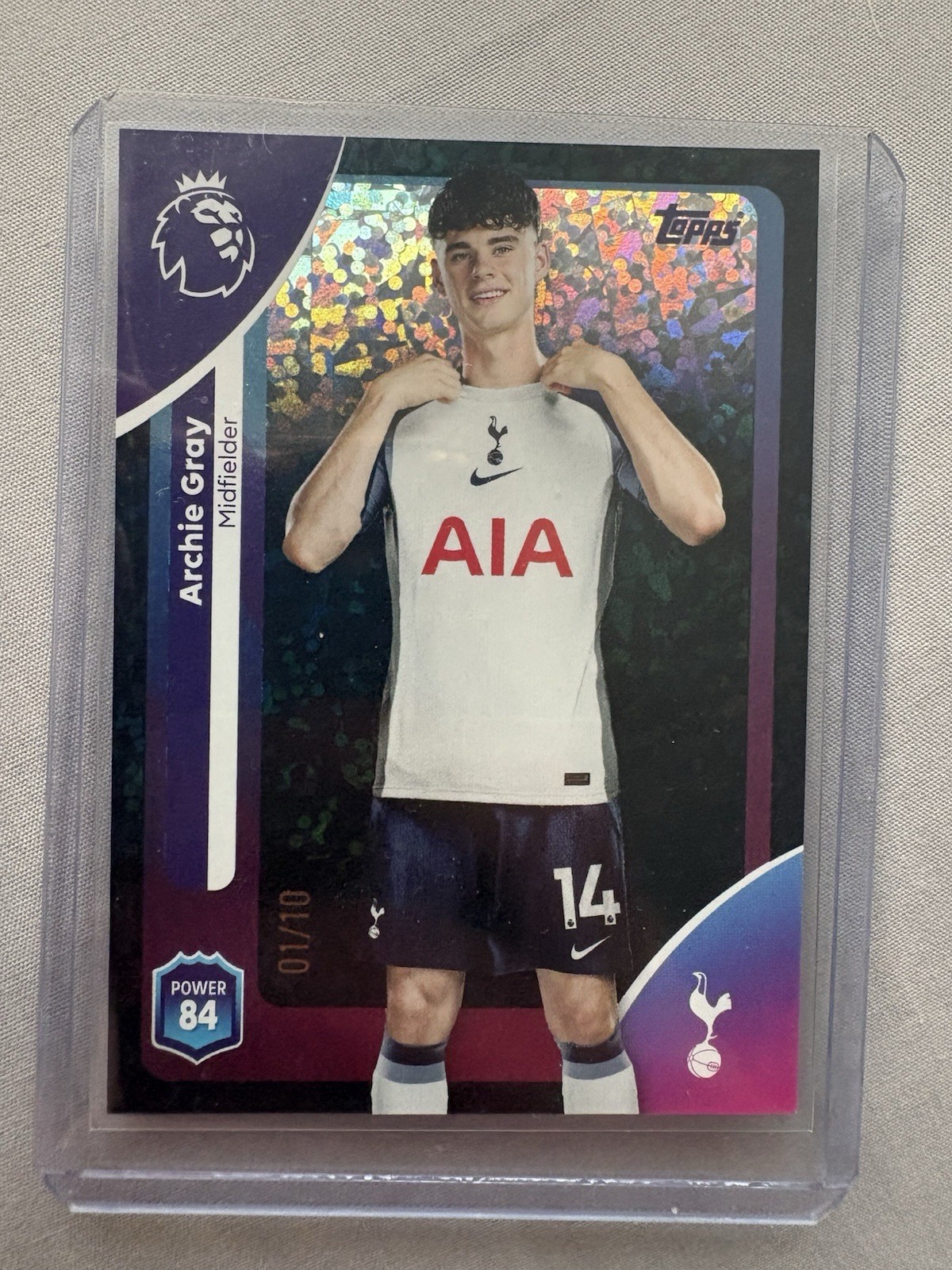 Archie Gray 01/10 Topps 25/26 Premier League Tottenham Hotspur for sale on Ebay