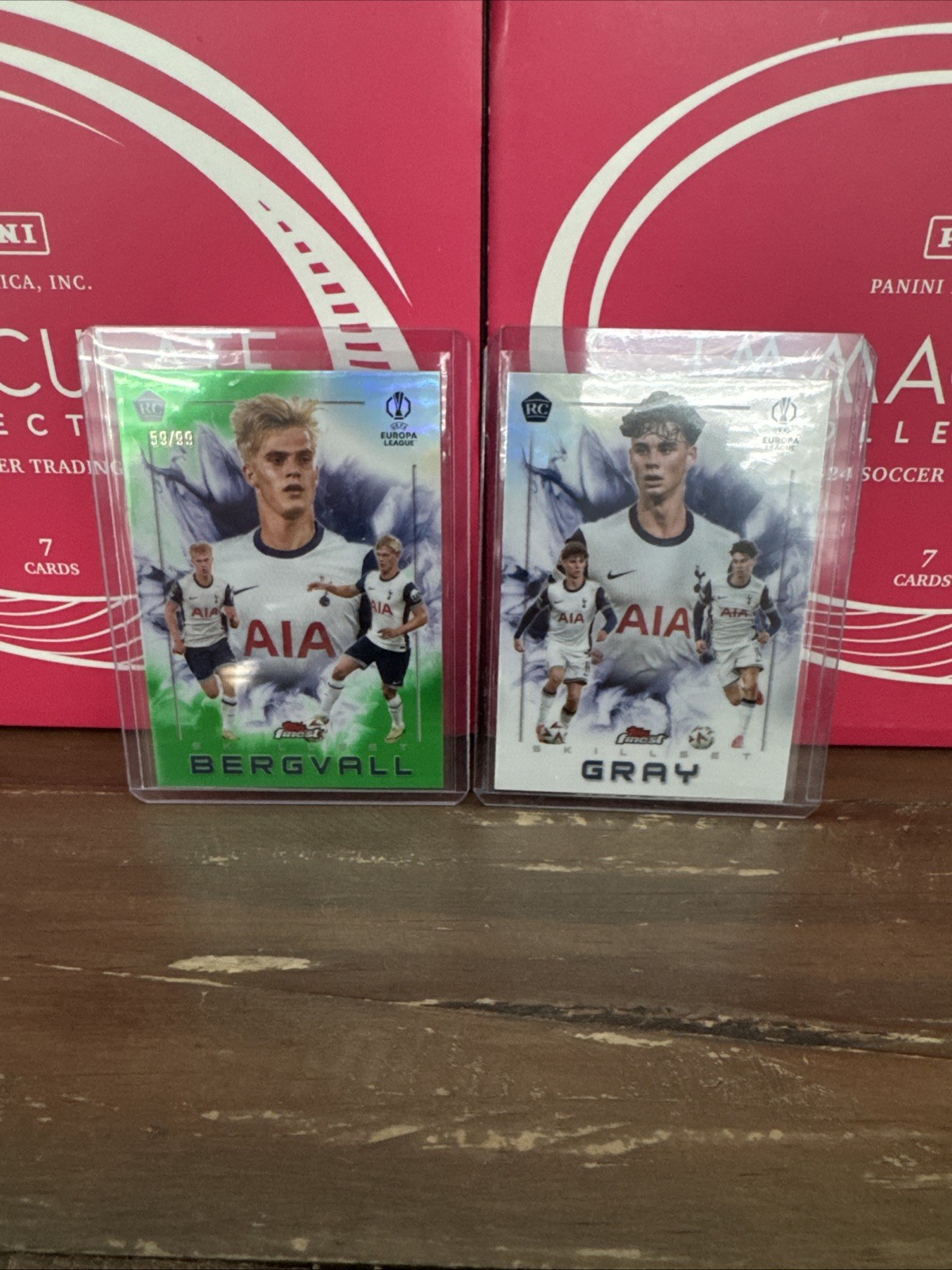 Topps Finest 24/25 Tottenham Hotspur Lucas Bergvall Skillset 59/99 And Gray Base for sale on Ebay