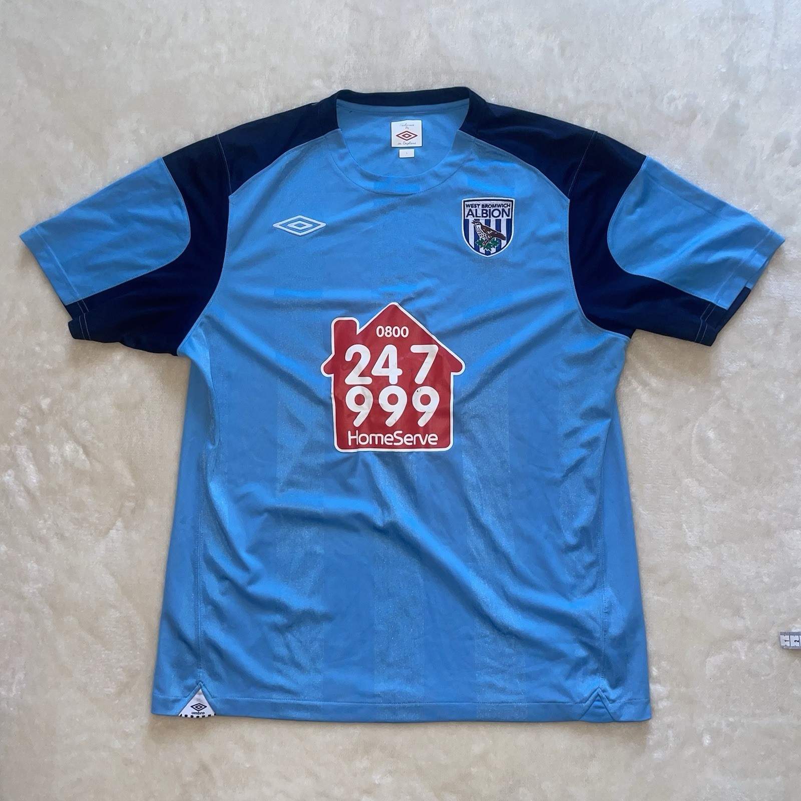 West Bromwich Albion Football Shirt 2010-11 Size L   E1 for sale on Ebay