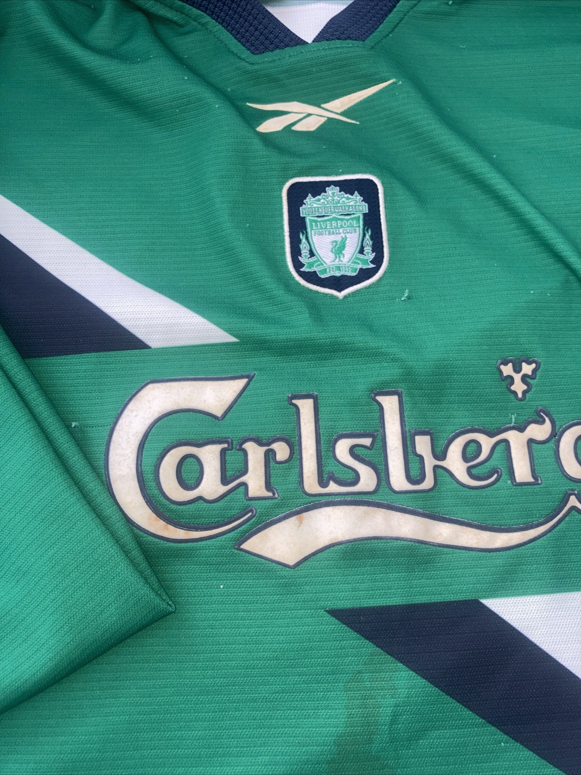Liverpool 1999/2000 Long Sleeved Away Shirt By Reebok. Adult L for sale on Ebay