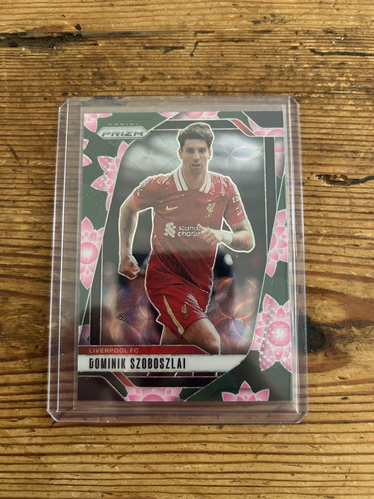 Dominik Szoboszlai Panini Prizm 2024/25 Lotus Flower Parallel /18 Liverpool #40 for sale on Ebay