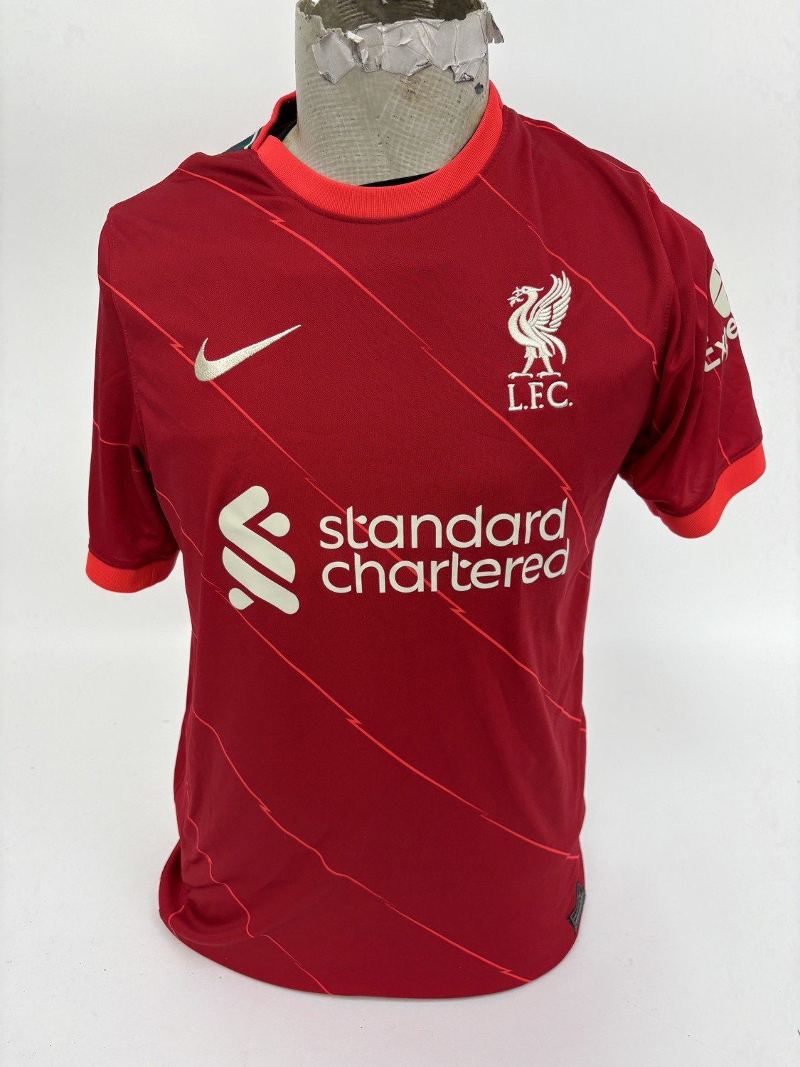 Liverpool 2021/22 Home Shirt Nike Medium Stannard Charter EPL Sports Football  for sale on Ebay