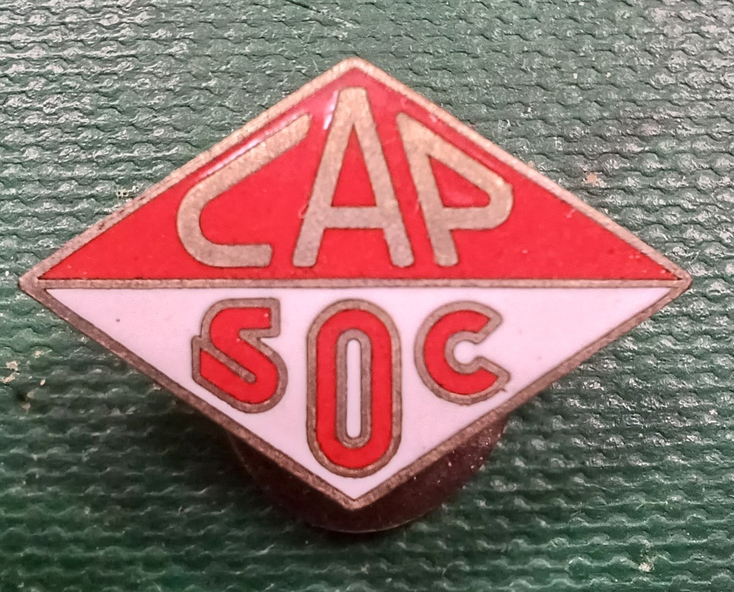RARE France CAP SOC FC Football Club Enamel Pin Badge Calcio Distintivo for sale on Ebay