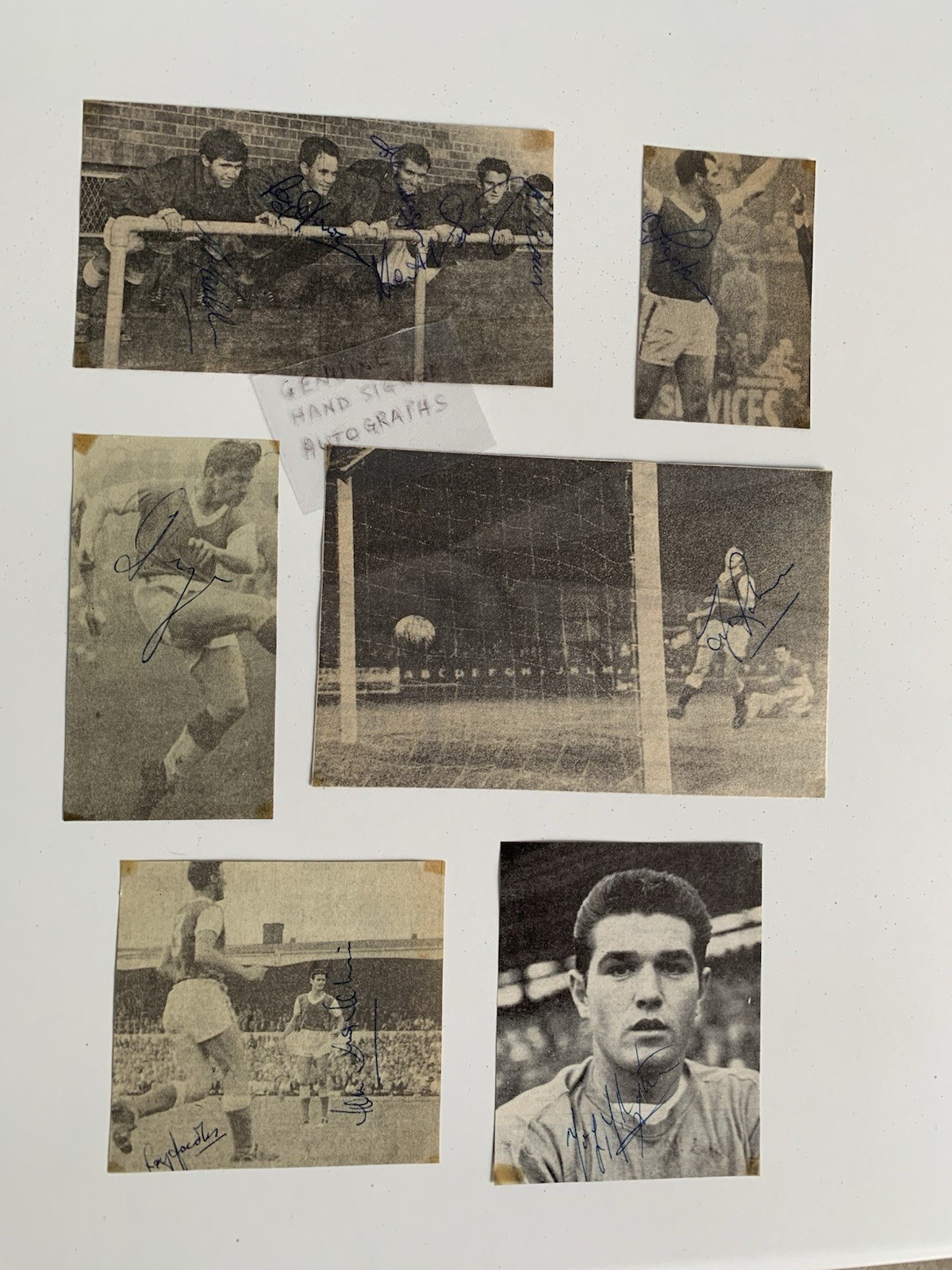 PETERBOROUGH UNITED F C 6  HAND SIGNED PHOTOS OF PLAYERS FROM THE 1960'S for sale on Ebay