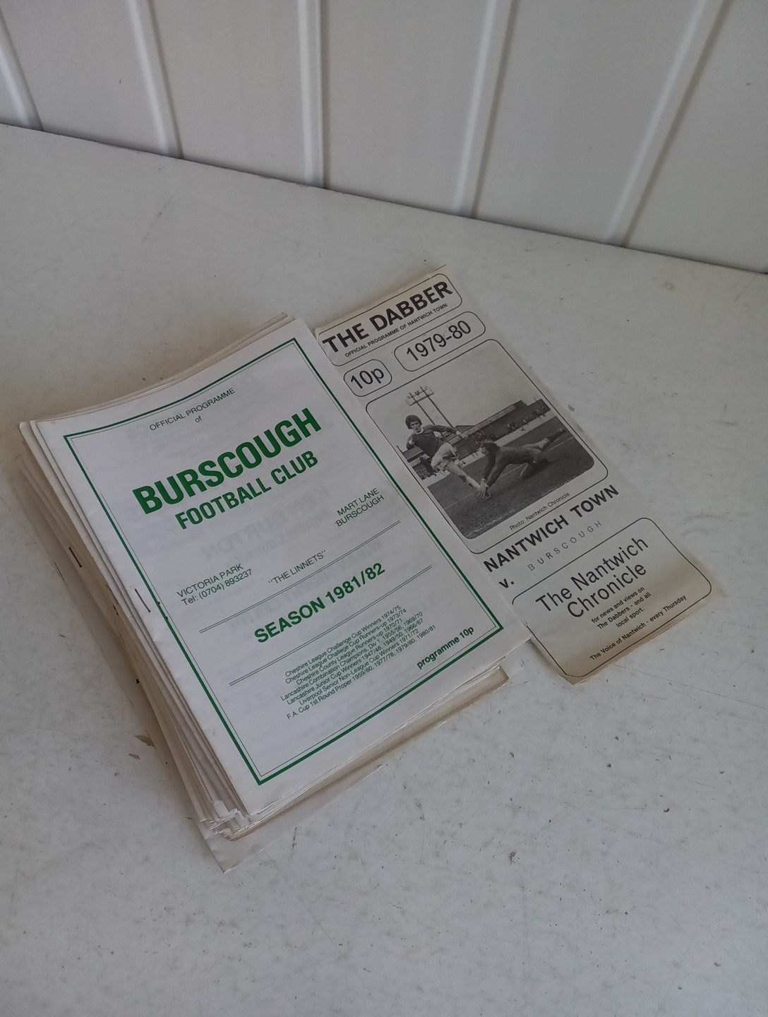 Cheshire League 1 1979/80 1980/81 1981/82 Programmes X38 Mainly Burscough FC BU for sale on Ebay