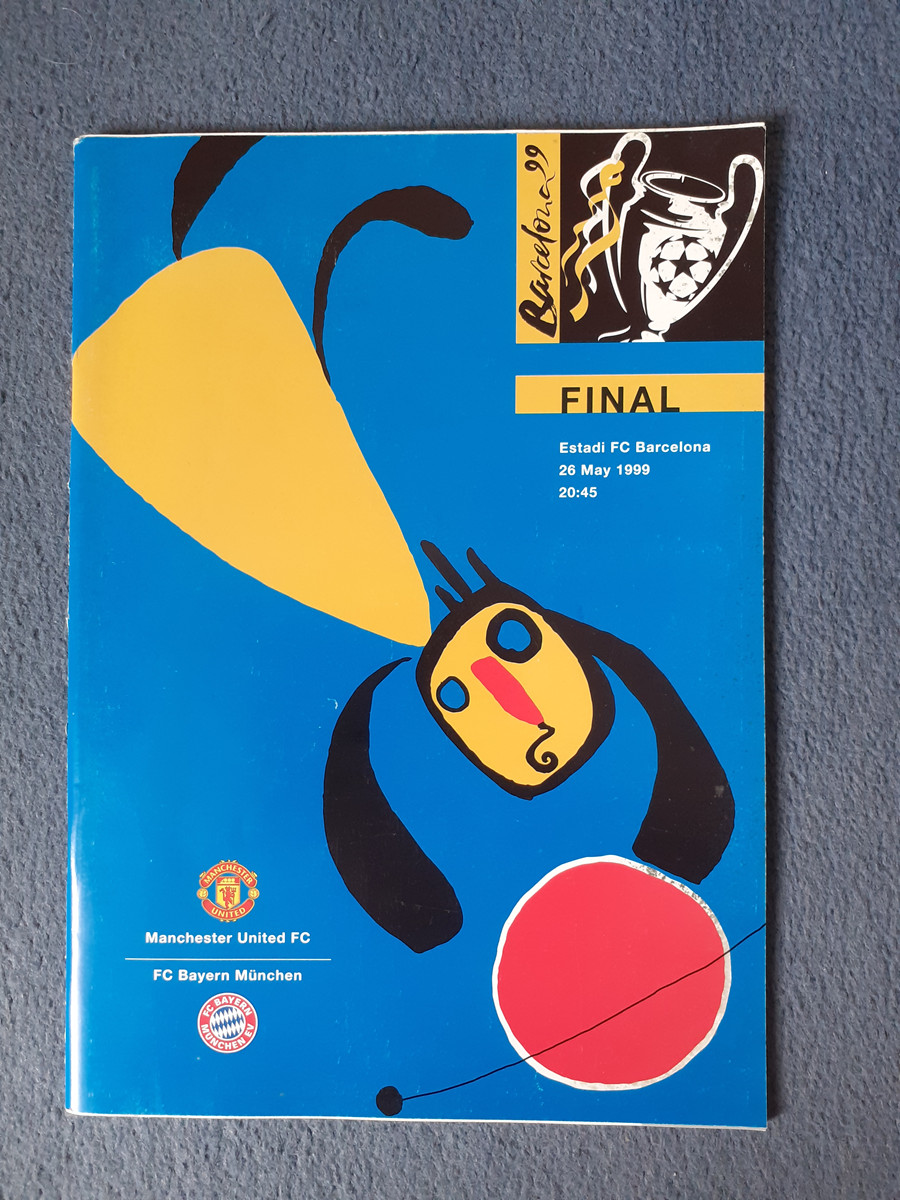 1999 Champions League Final BAYERN MUNICH v MANCHESTER UNITED Football Programme for sale on Ebay