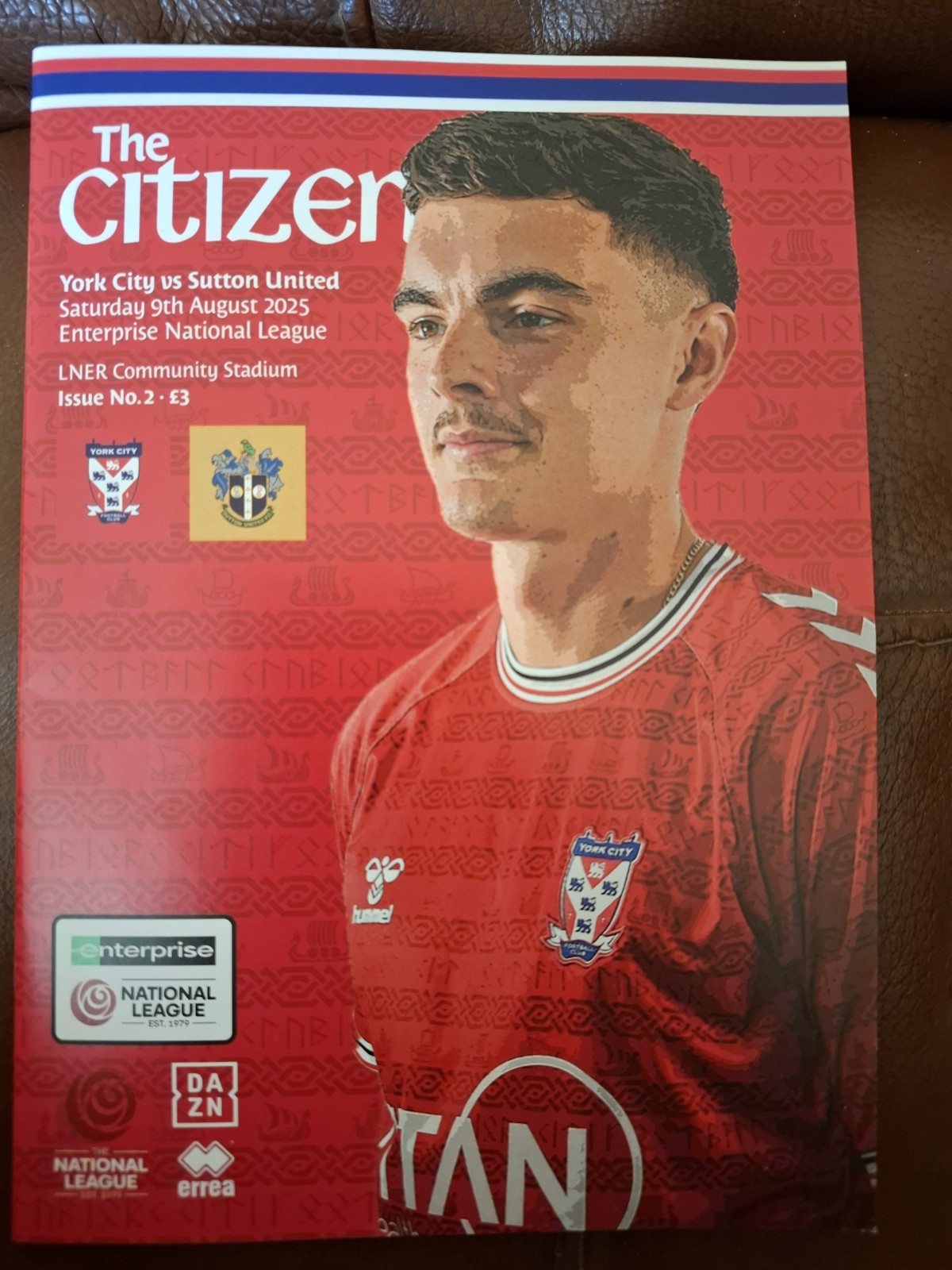 York City v Sutton Utd 2025/26 Mint for sale on Ebay