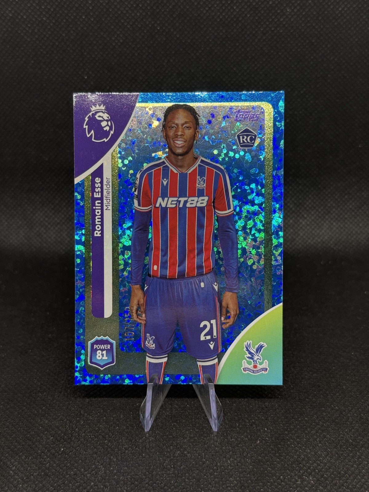 Romain Esse numbered parallel 107/150 Topps Premier League 2026 Crystal Palace  for sale on Ebay