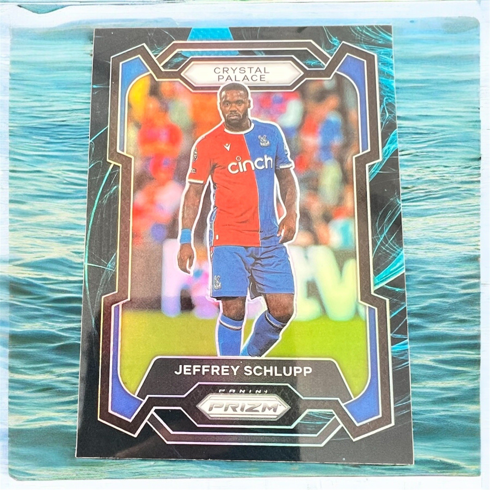 2023-24 Jeffrey Schlupp Panini Prizm Premier League Genesis Crystal Palace SSP for sale on Ebay