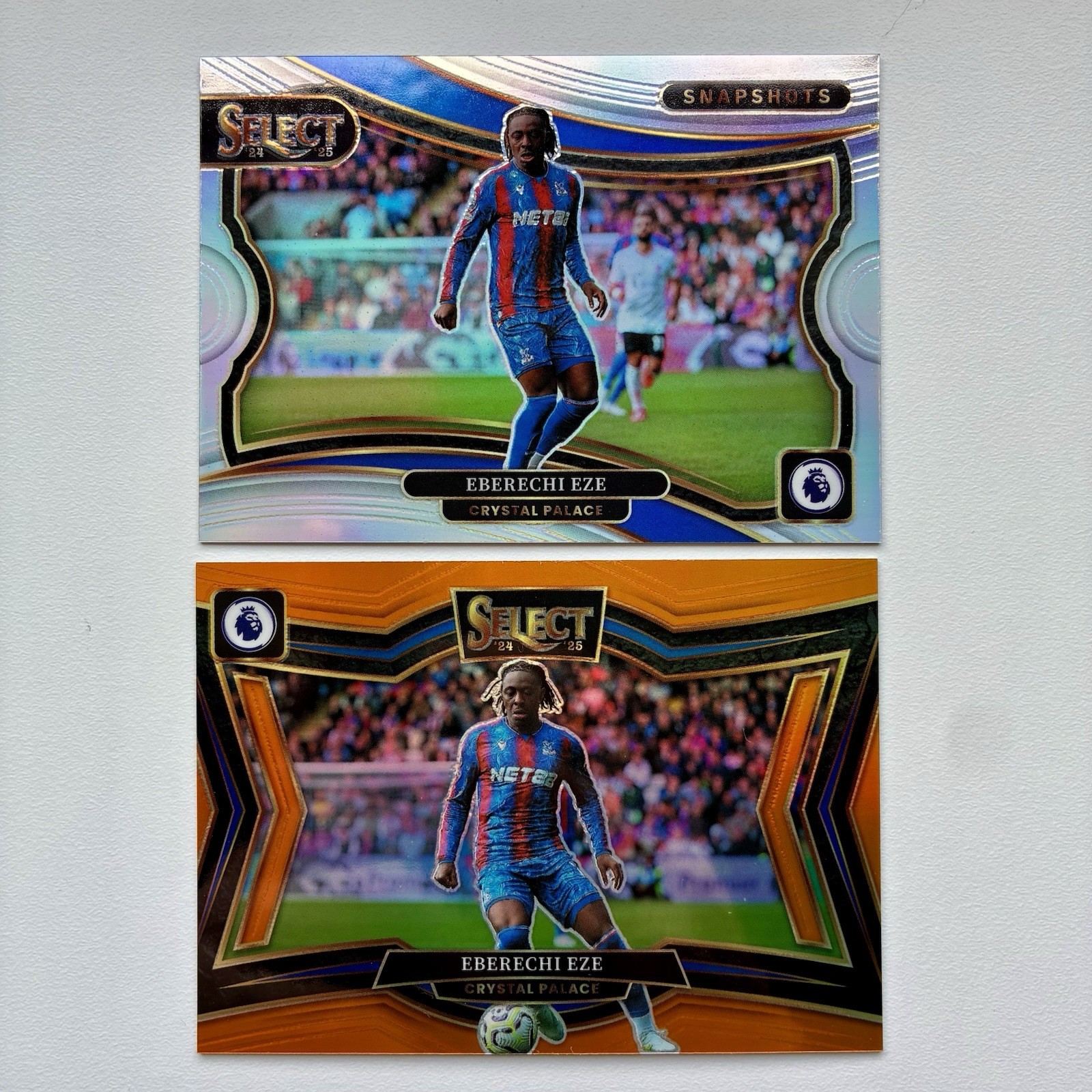 Panini Select EPL Eberechi Eze Orange  /75 + Snapshots. Crystal Palace Arsenal for sale on Ebay