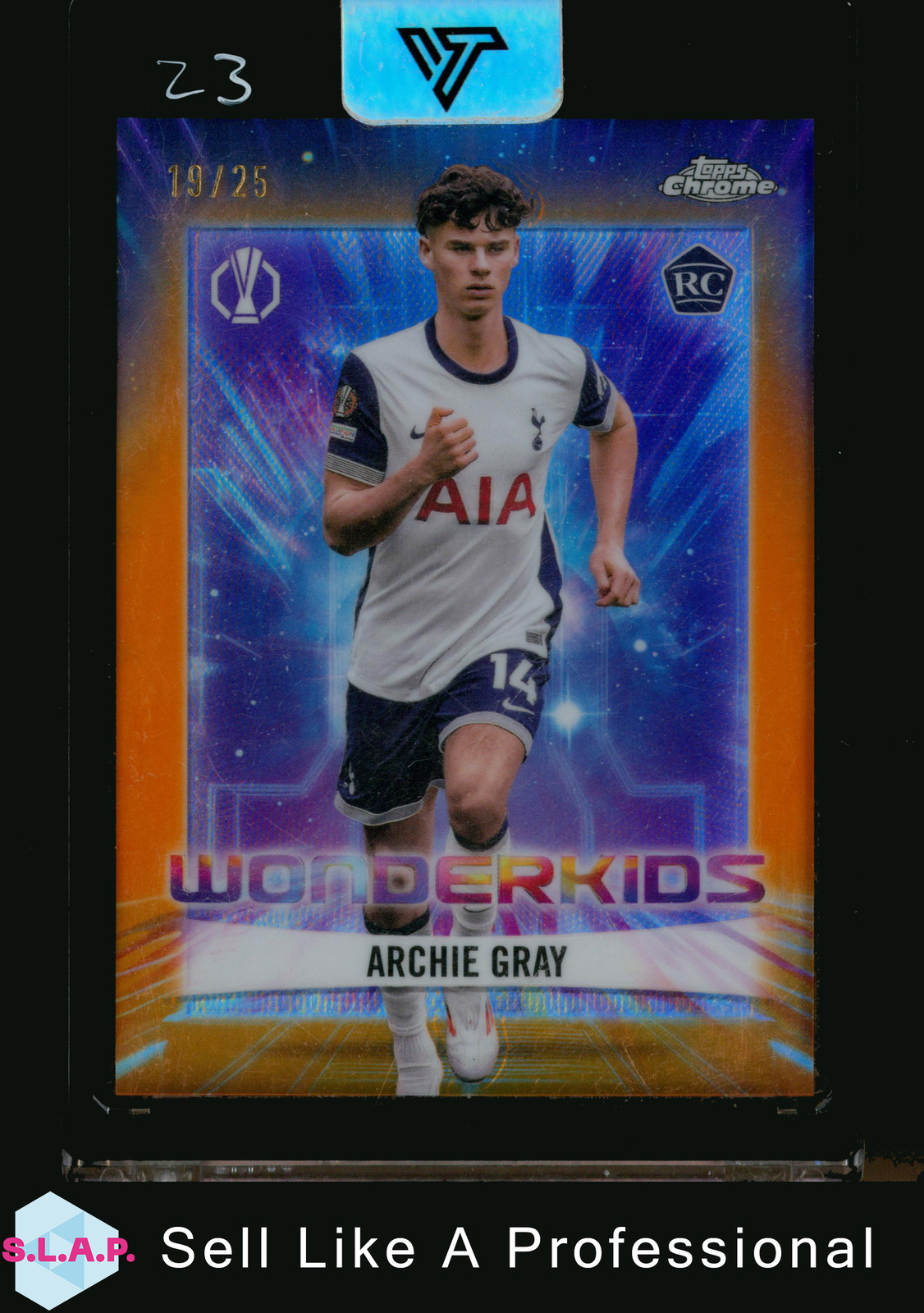 ARCHIE GRAY TOPPS 19/25 WW-5 2025 WONDERKIDS EUROPA LEAGUE TOTTENHAM ENG RC for sale on Ebay
