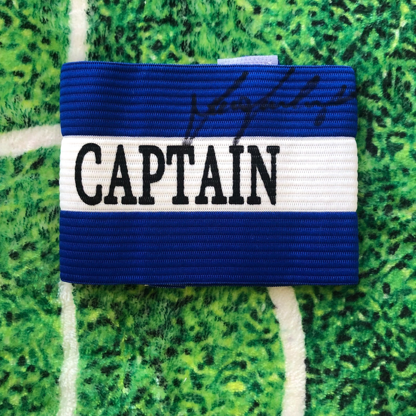 Les Ferdinand Of England, Newcastle & Tottenham Signed Captains Armband wCOA for sale on Ebay