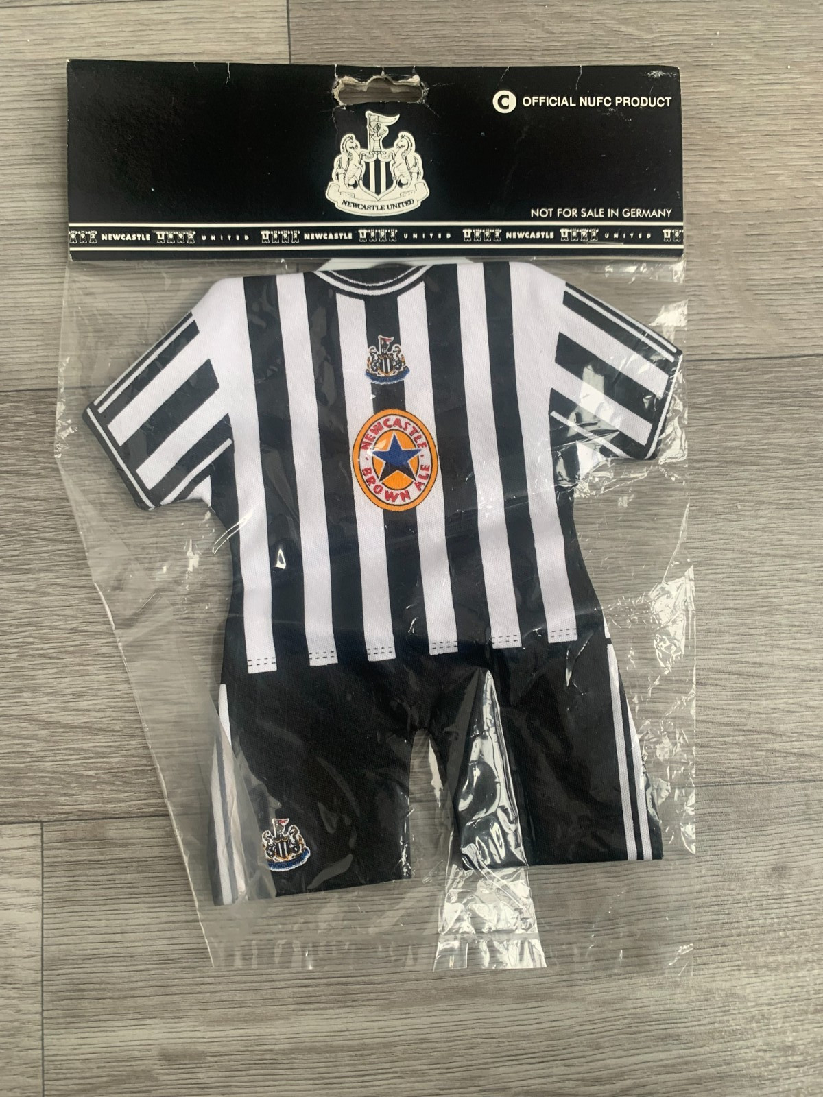Collectable - Newcastle United - Old Style Mini Kit - Suction Car Hanger- Sealed for sale on Ebay