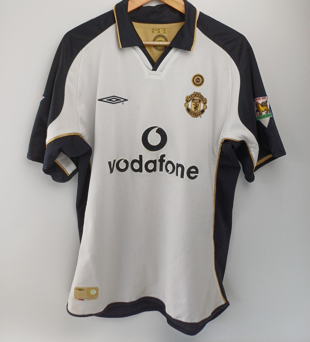 Manchester United 2001/02 Centenary Reversible Shirt Away/Third Umbro Size L for sale on Ebay