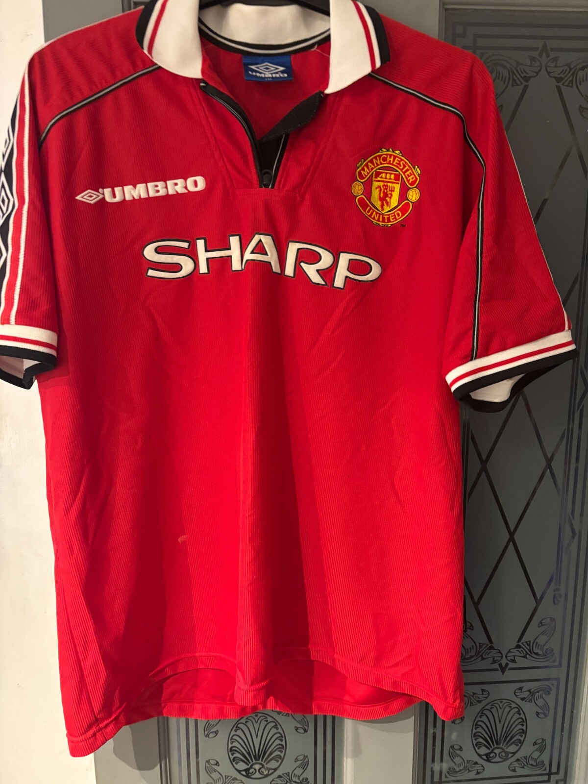 Manchester United 1998 1999 2000 Umbro Home Shirt Man Utd Football for sale on Ebay