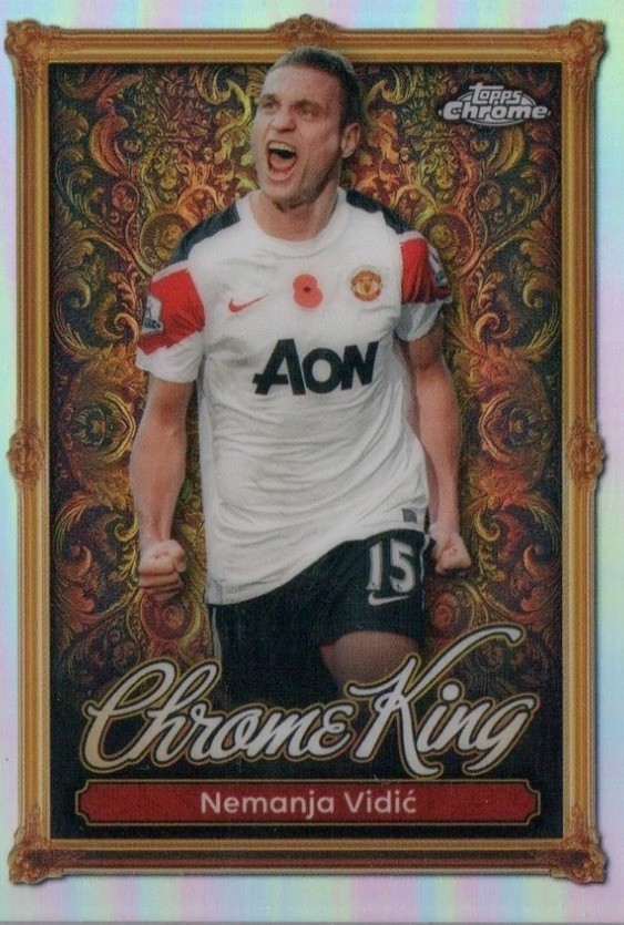 Topps Premier League 2025/2026 Nemja Vidic Chrome King  Manchester United for sale on Ebay