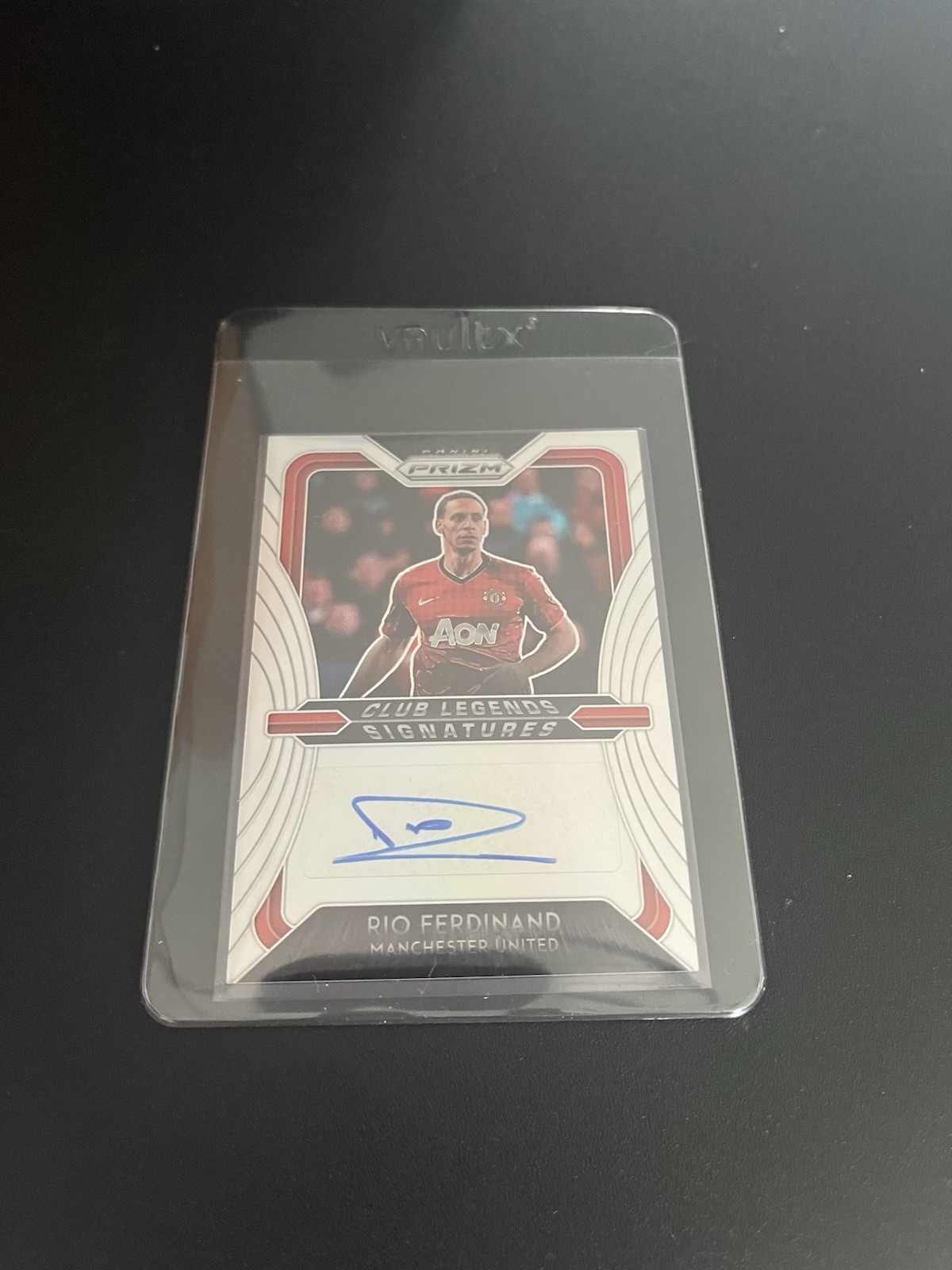 Panini Premier League Silver Prizm 1/3 Rio Ferdinand Manchester United SSP for sale on Ebay
