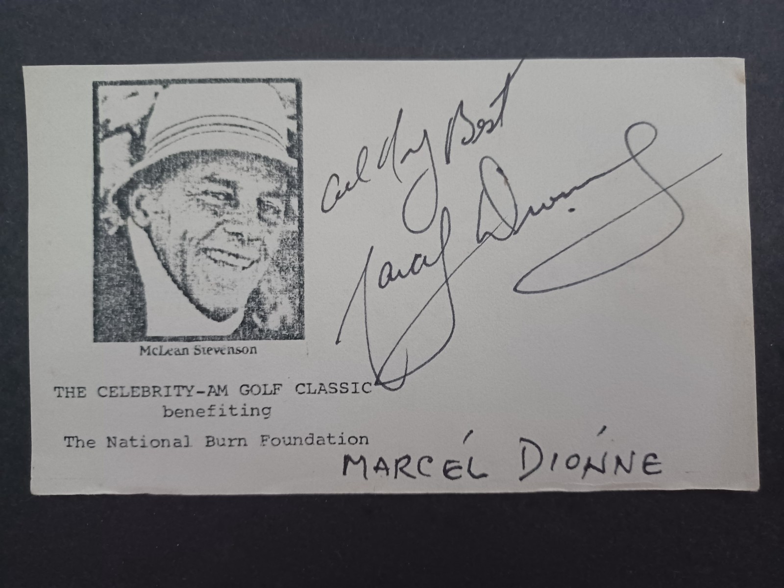 Marcel Dionne Signed 3x5 Paper - Red Wings, Kings, Rangers, HOF for sale on Ebay