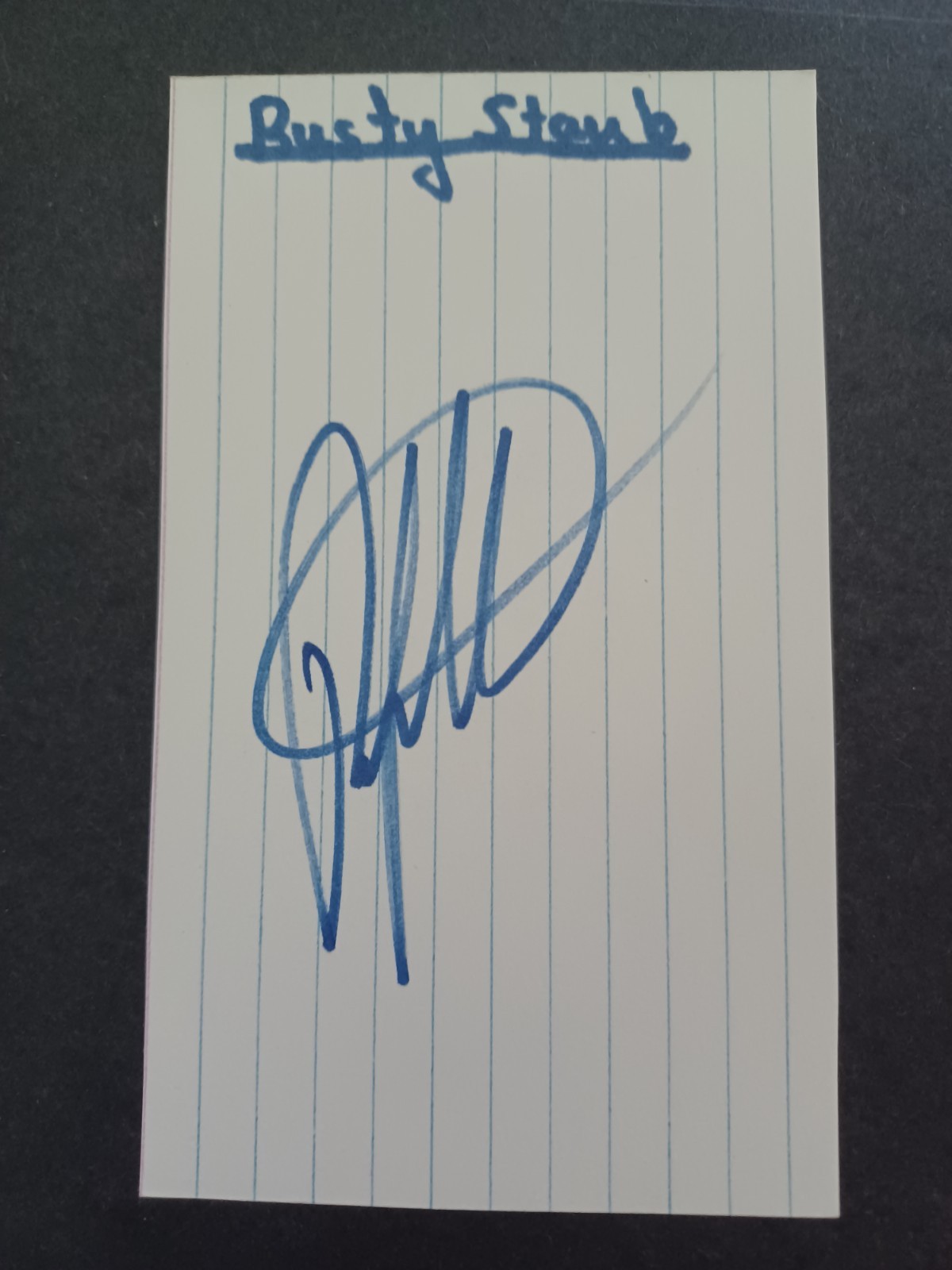 Rusty Staub (d. 2018) Signed Index Card - Astros, Expos, Mets, Tigers, Rangers for sale on Ebay