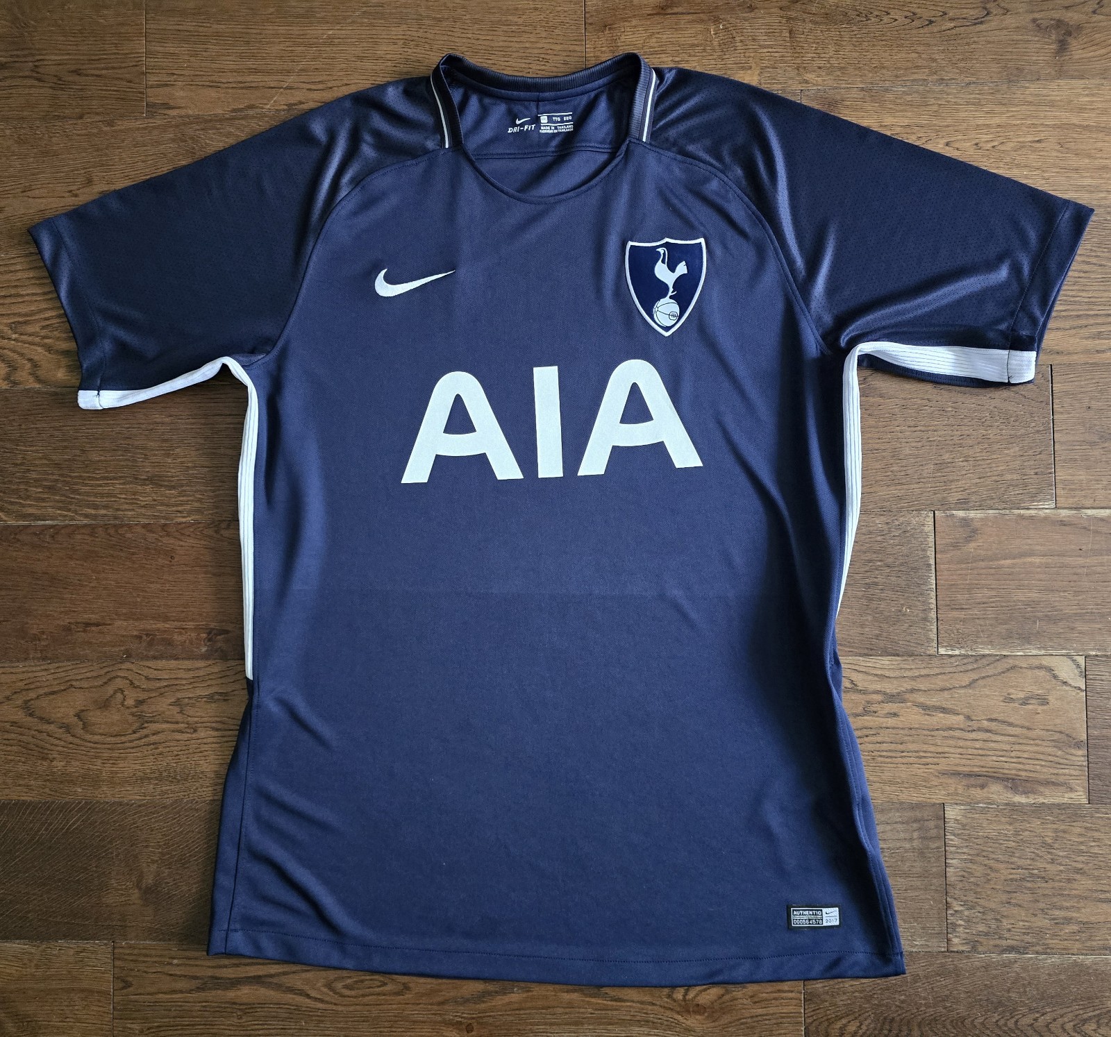 2017-18 NAVY  TOTTENHAM HOTSPUR SHIRT - XXL - Pre-owned Very Good Condition for sale on Ebay