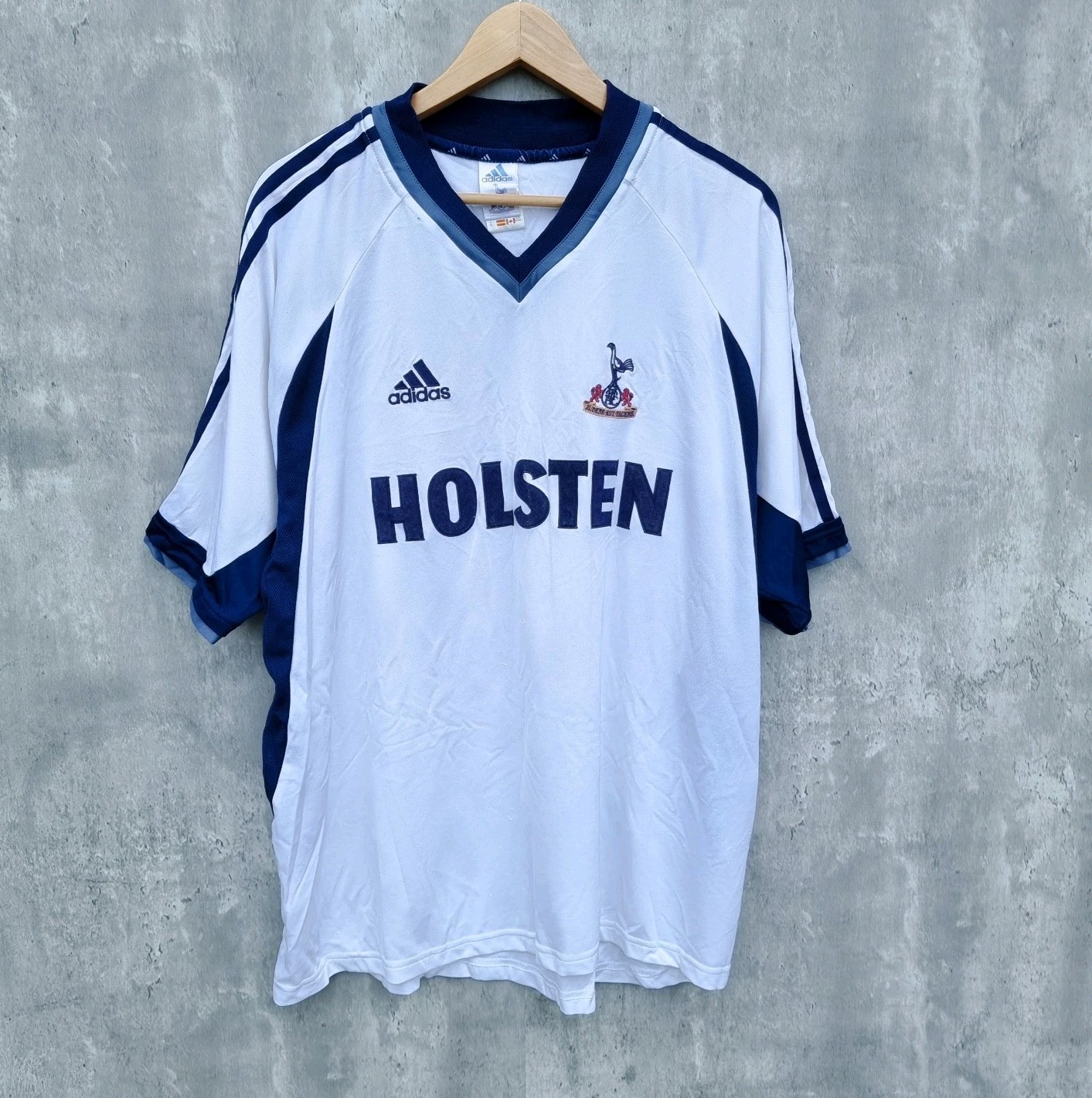 Vintage 00s Adidas Tottenham Hotspur Football Shirt Top Mens XL 2001 for sale on Ebay