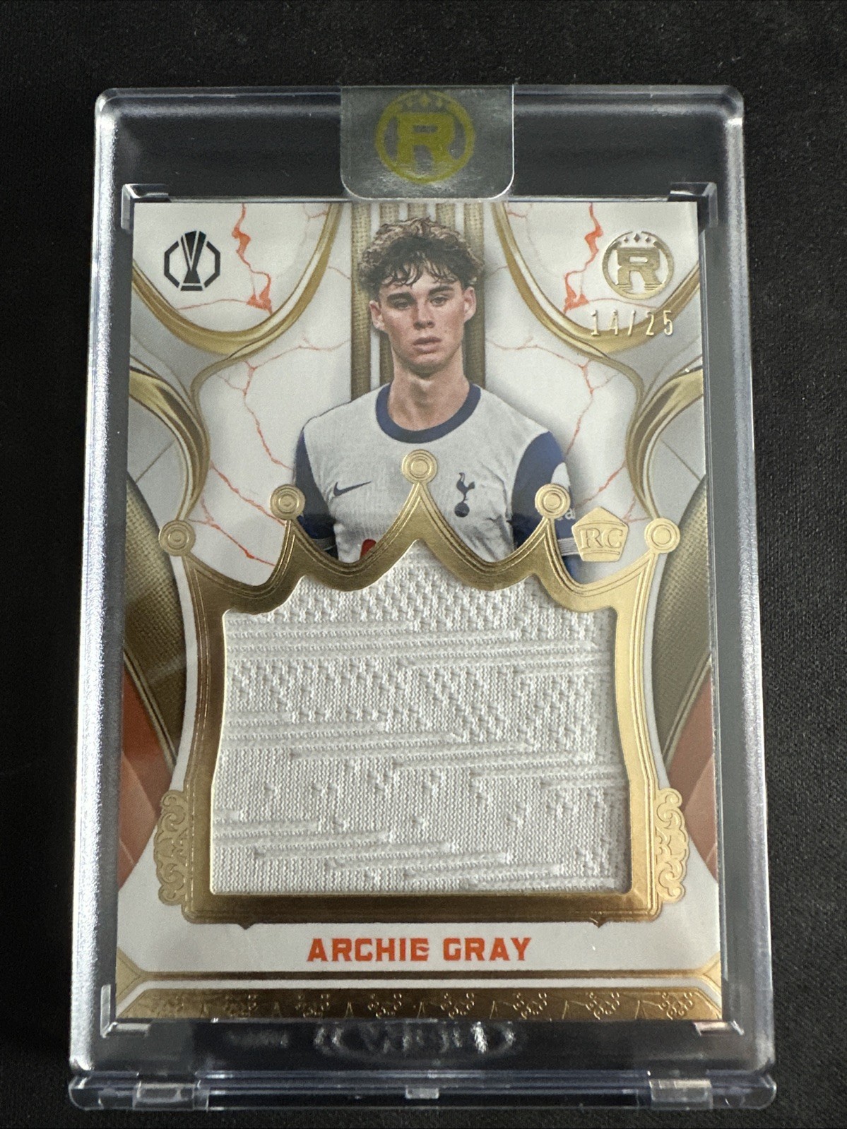 24/25 Topps Reverance Archie Gray Match Worn Jumbo Patch Rookie /25 Tottenham Fc for sale on Ebay
