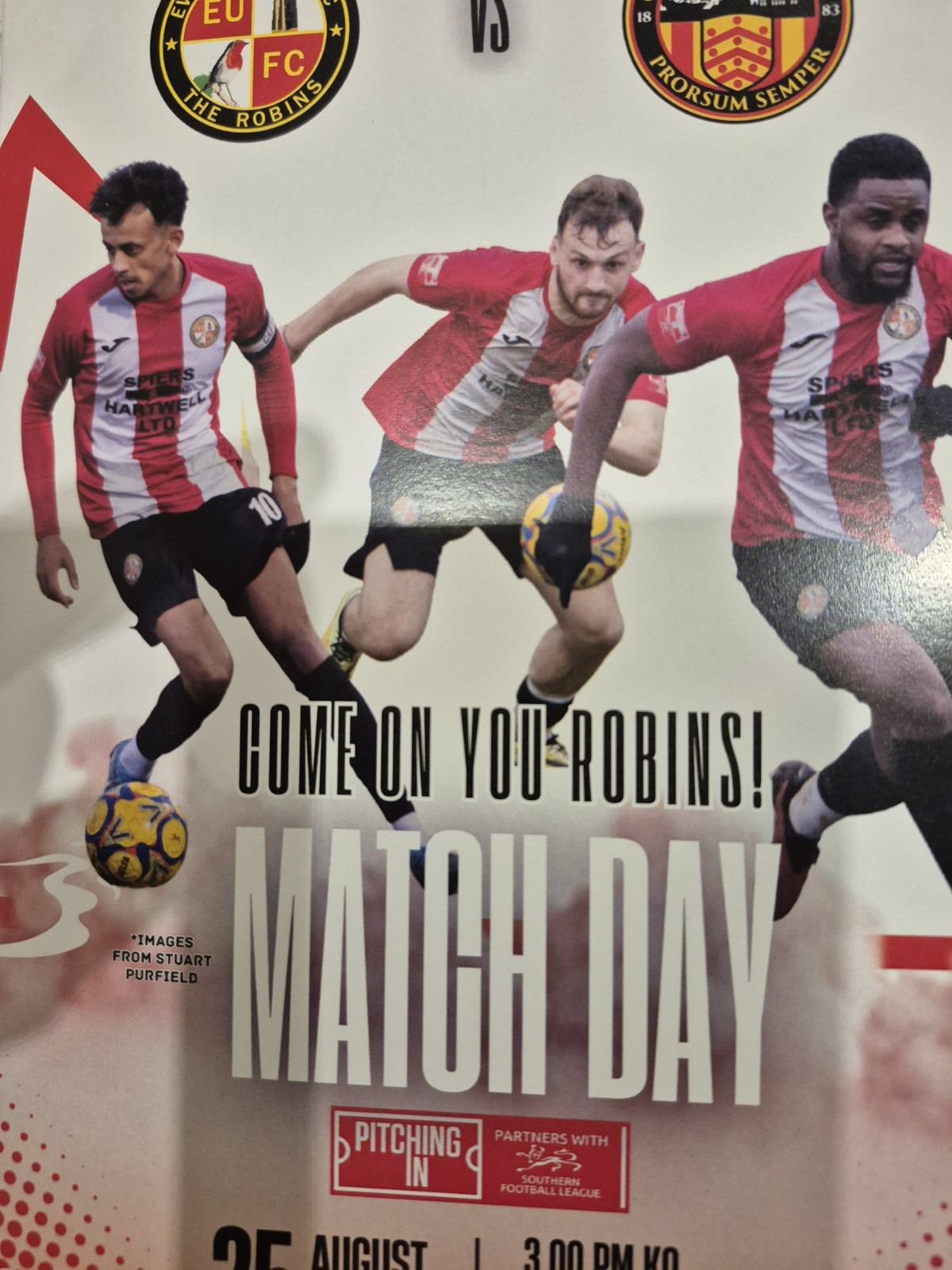 25/26   Evesham United v Gloucester City    slsp  aug 25th for sale on Ebay