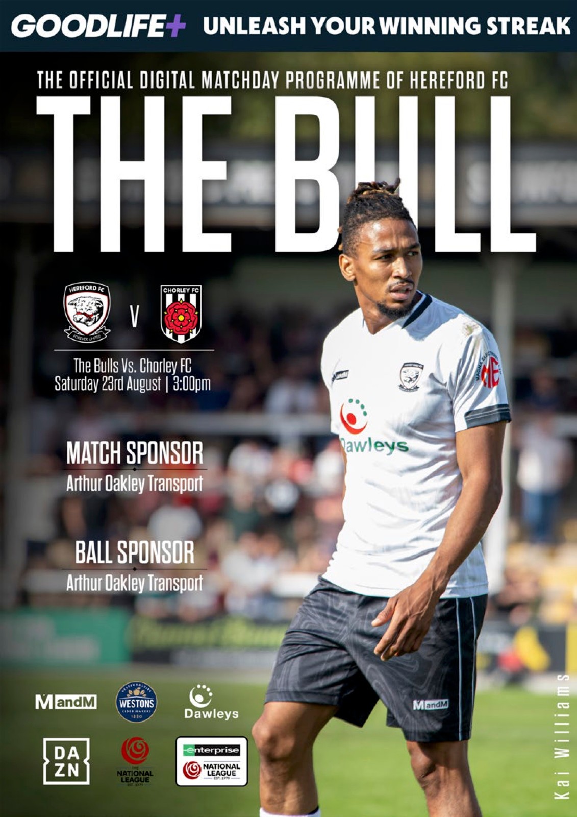 Hereford v Chorley Saturday 23rd August 2025 for sale on Ebay