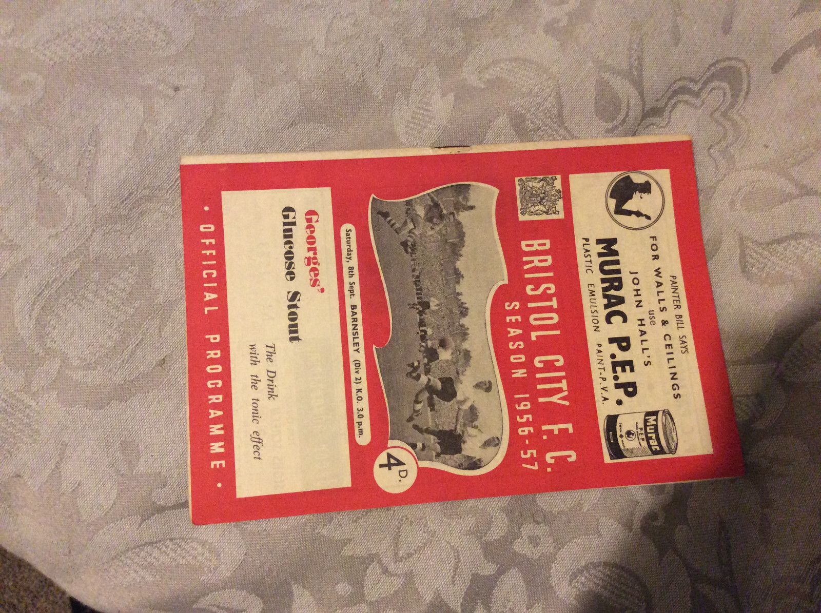 1956/7 DIV 2 BRISTOL CITY V BARNSLEY 8 for sale on Ebay