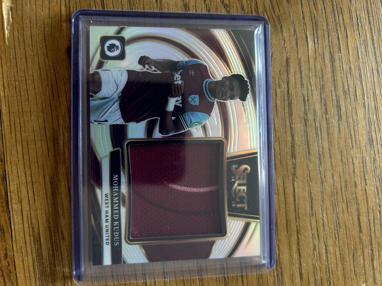 Mohamed Kudus 24/25 Select Patch Panini Football Card - West Ham for sale on Ebay
