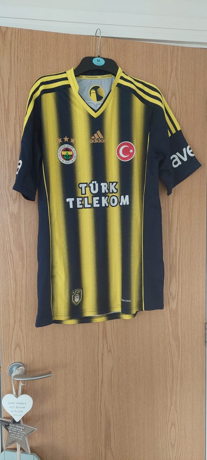 Fenerbahce home football shirt for sale on Ebay
