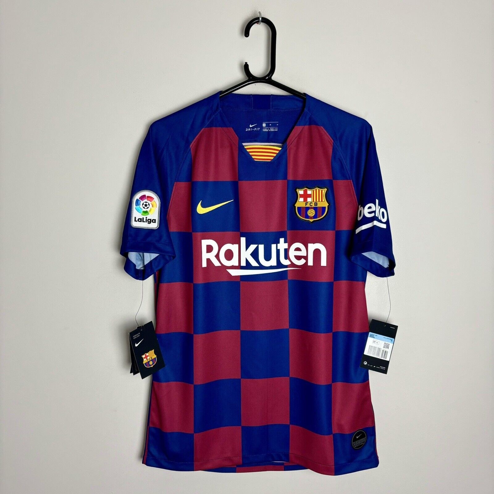 BNWT Barcelona Football Shirt Jersey 2019/20 Home (M) Auc for sale on Ebay
