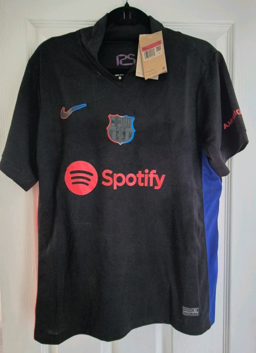 Barcelona men's Nike football top 2024/2025 Away Shirt - Size Large  Adult BNWT for sale on Ebay