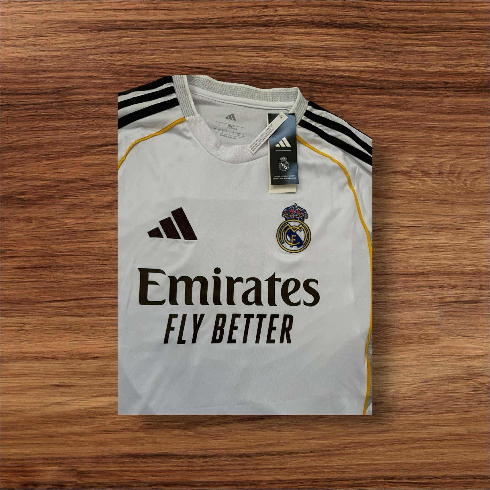 Real Madrid home shirt 25/26 men’s size XL for sale on Ebay
