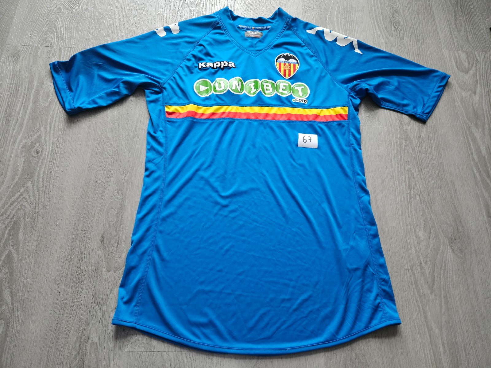 Mens Kappa Valencia Third football shirt 2010 - 2011 Size L for sale on Ebay