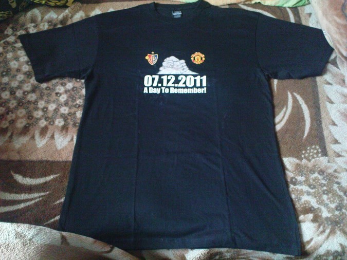 RARE FOOTBALL SHIRT  - FC BASEL & MANCHESTER UNITED LEISURE 7.12.2011 SIZE XXL for sale on Ebay