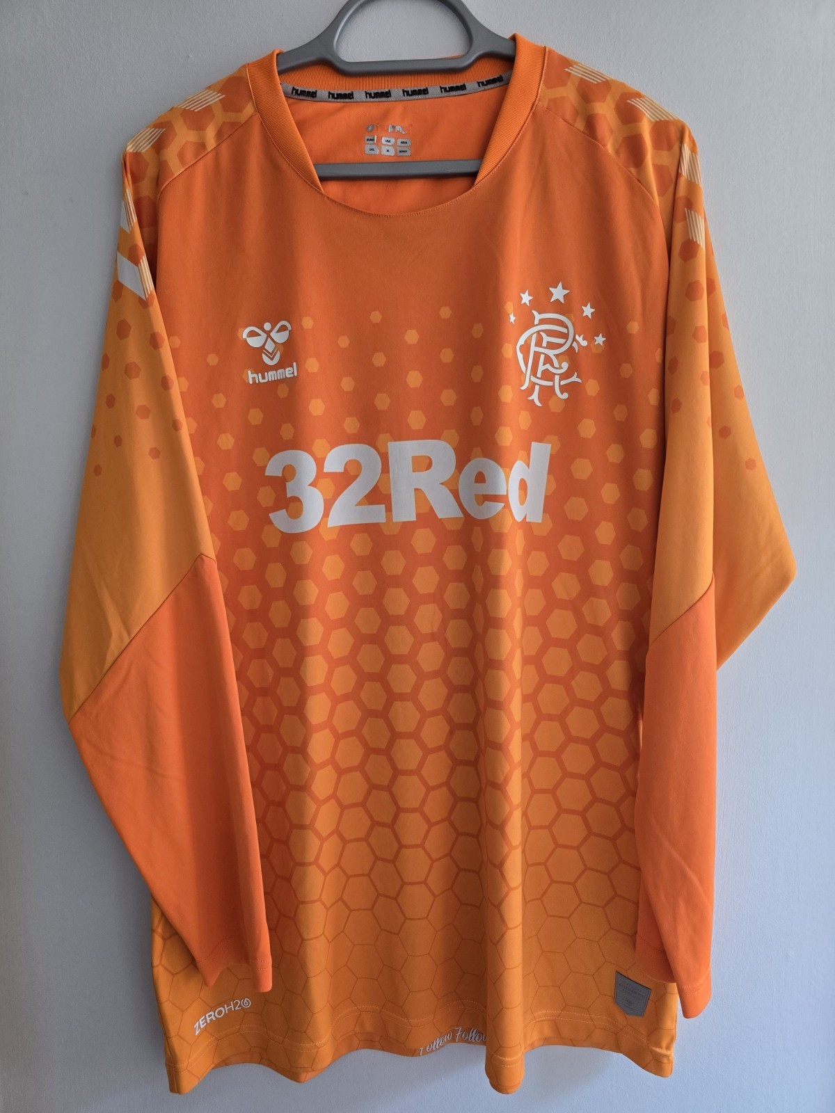 Glasgow Rangers 🔴⚪️🔵 2019/20 Goalkeeper Shirt Hummel Size XXL for sale on Ebay