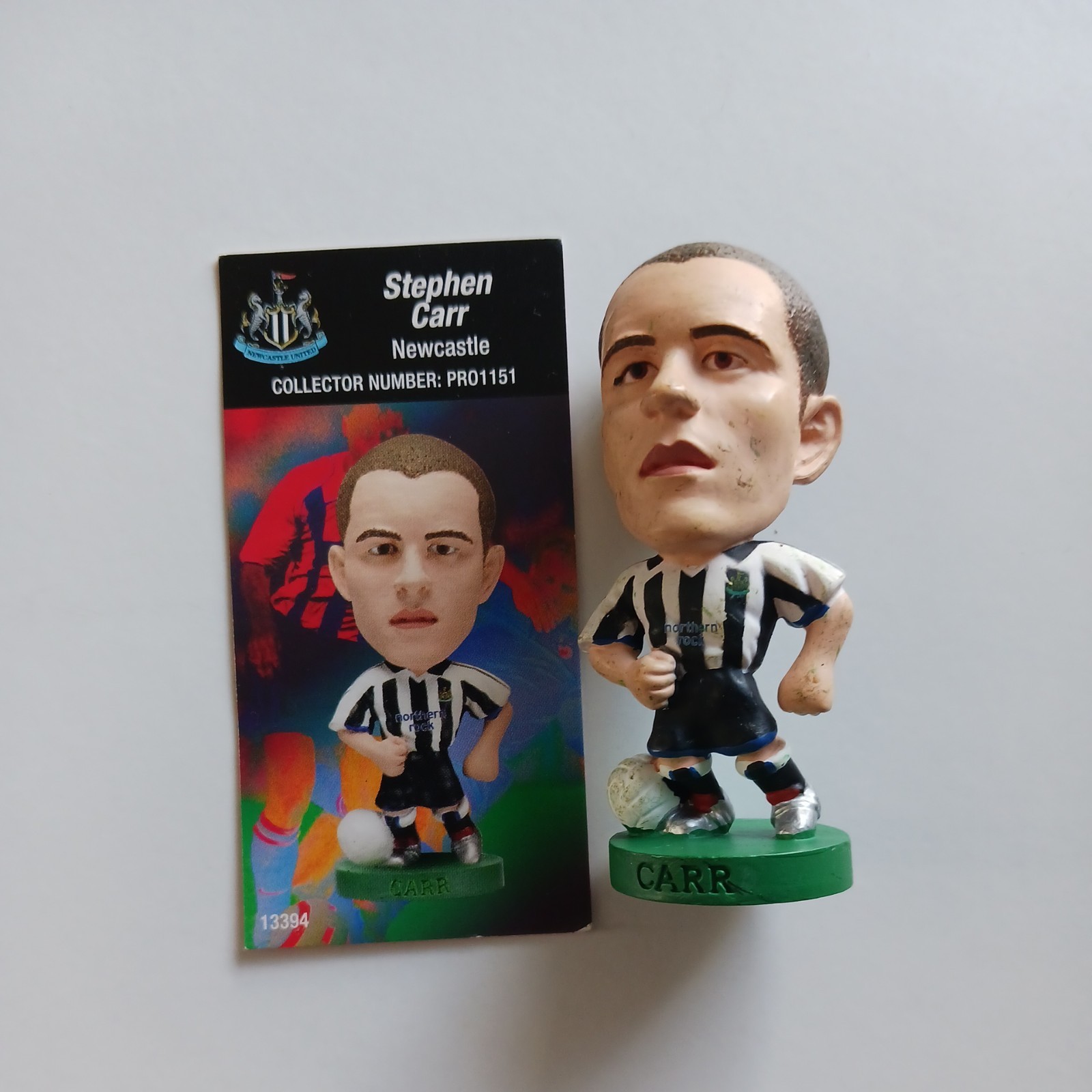 Stephen Carr Newcastle United Corinthian Prostars Figure PRO1151 with card for sale on Ebay