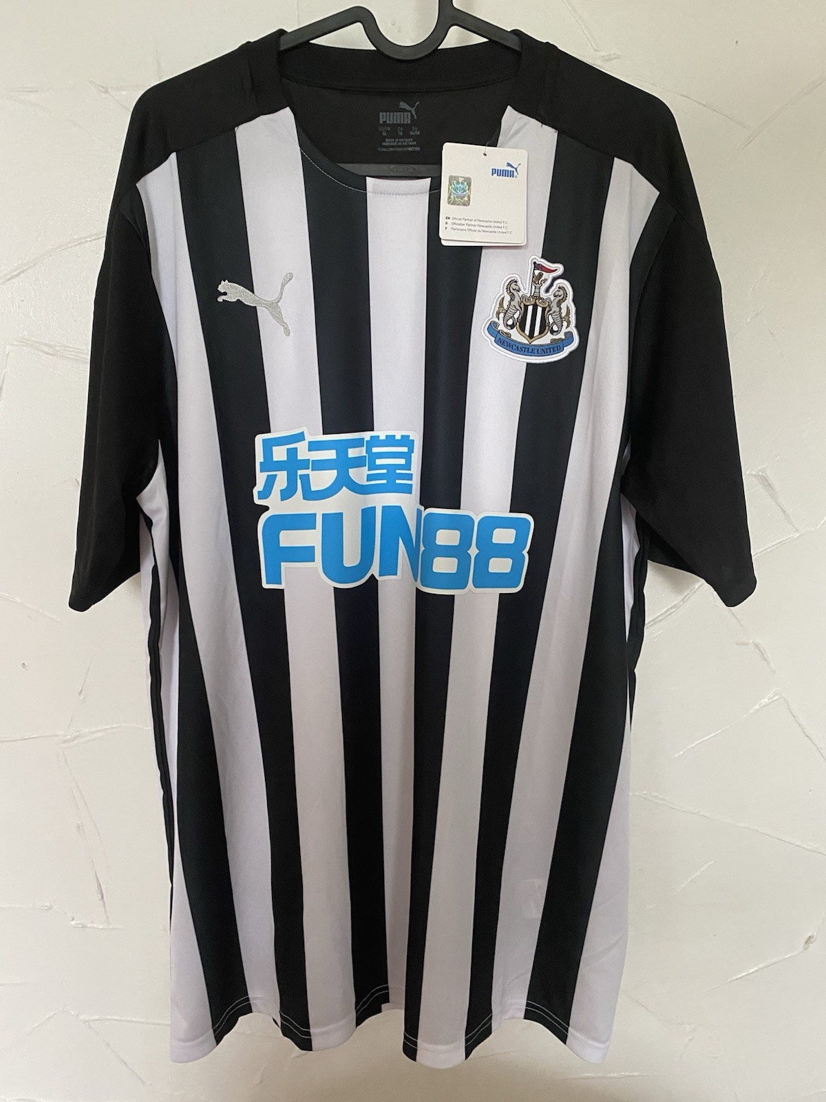 Newcastle United 2020/21 Puma Home Shirt XL Football Jersey BNWT for sale on Ebay