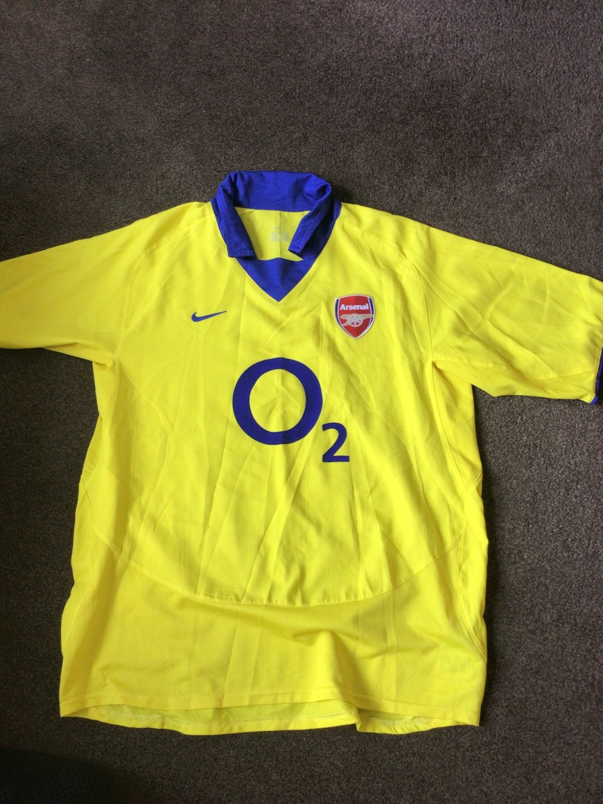 Arsenal away football shirt 2005/06 adults large Nike  for sale on Ebay