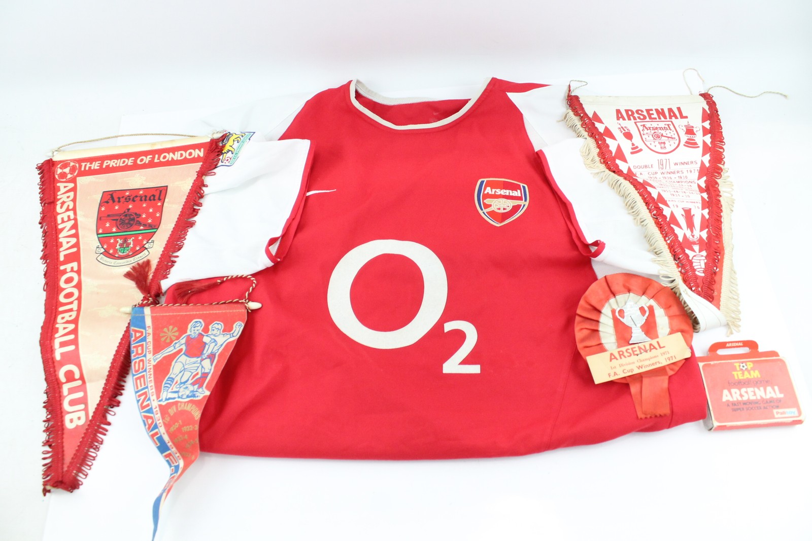 Arsenal 2002/2003 Wungberg No.8 Shirt Size L & Other Assorted Memorabilia  for sale on Ebay