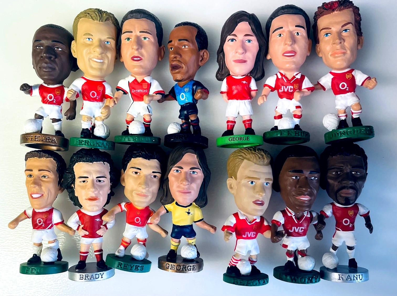 14 x CORINTHIAN PROSTARS ARSENAL JOB LOT (BB) inc Henry George Bergkamp Vieira for sale on Ebay
