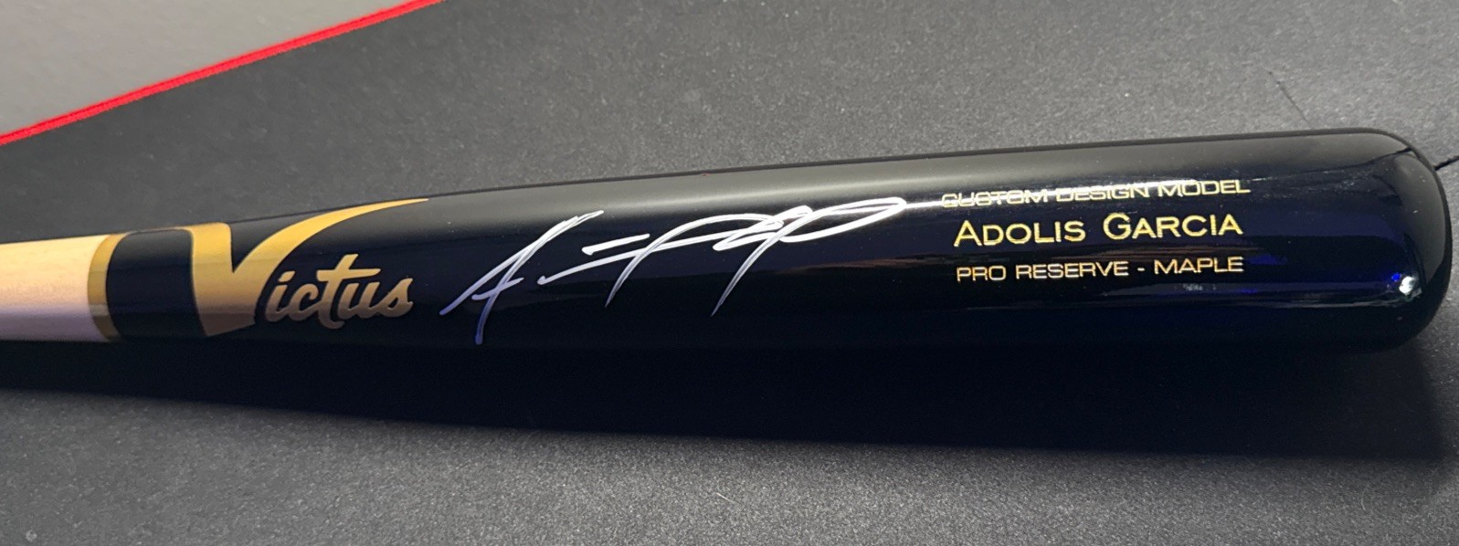 Adolis Garcia Texas Rangers Signed Victus Game Model Bat for sale on Ebay