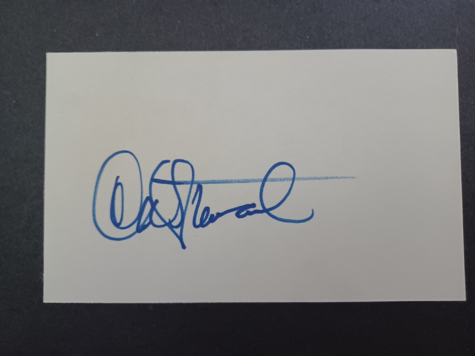 Dave Stewart Signed Index Card -Dodgers, Rangers, Phillies, Athletics, Blue Jays for sale on Ebay