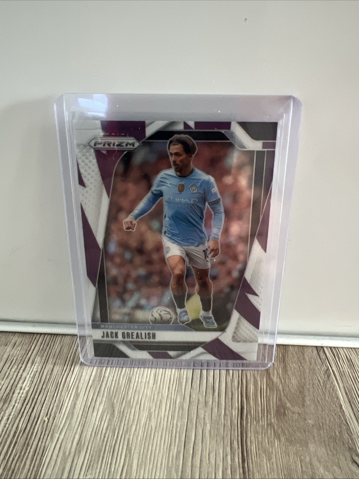 Panini Prizm Jack Grealish /92 Manchester City 24/25 Purple for sale on Ebay