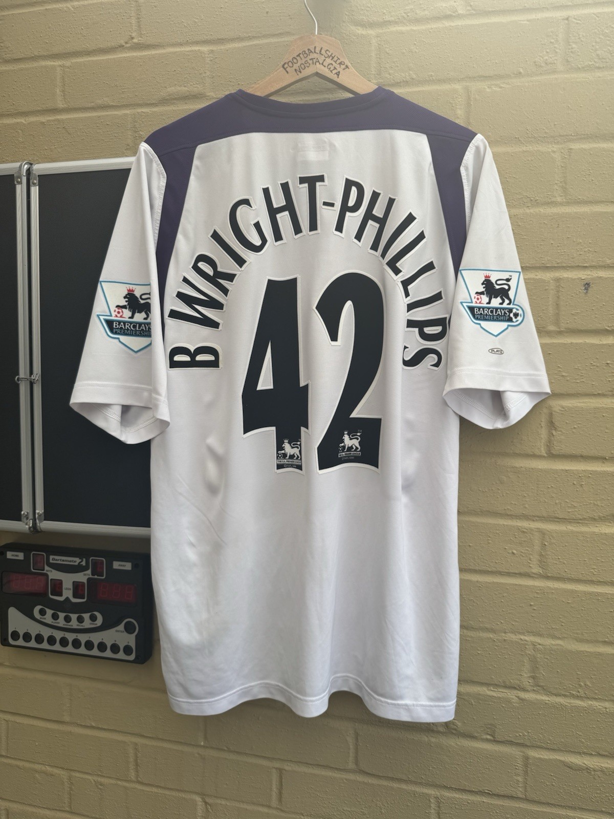 Manchester City 2004-05 Away Football Shirt Men’s Large #42 B WRIGHT-PHILLIPS for sale on Ebay