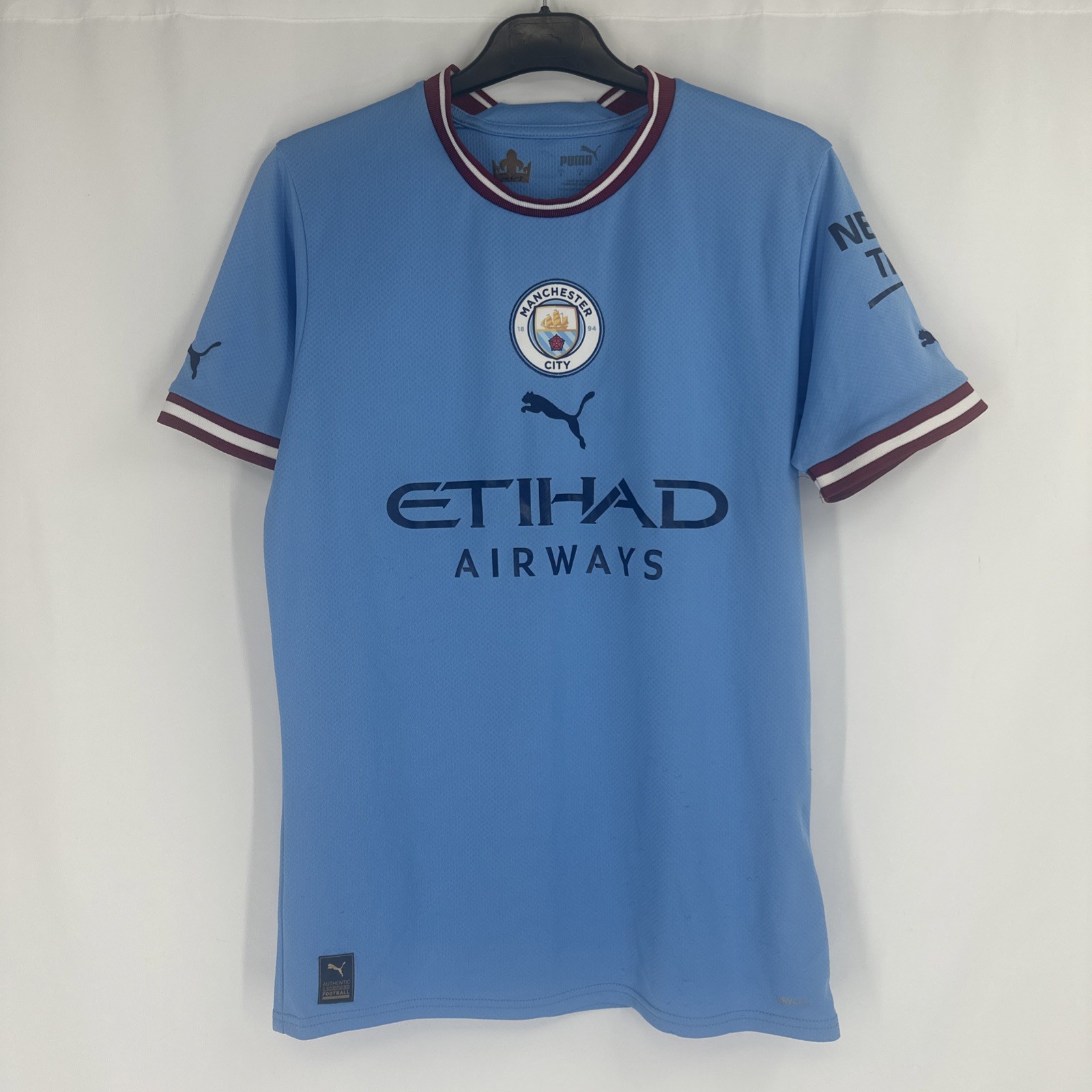 Manchester City 2022/23 Home Shirt Small Mens Used Original Authentic Kit for sale on Ebay