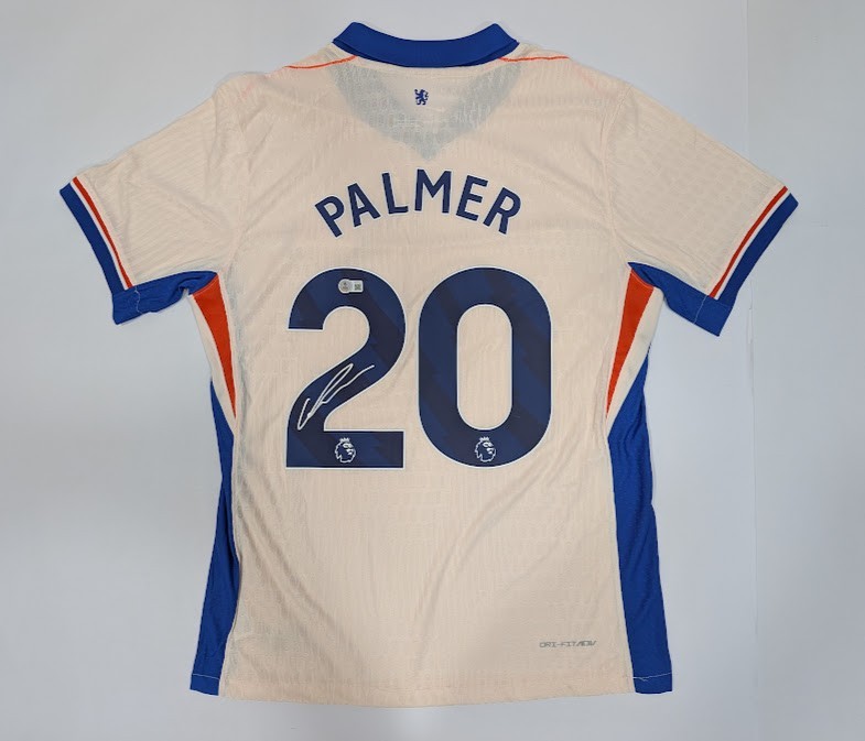 COLE PAMLER Back Signed Chelsea FC Away Jersey Authenticated by Beckett for sale on Ebay