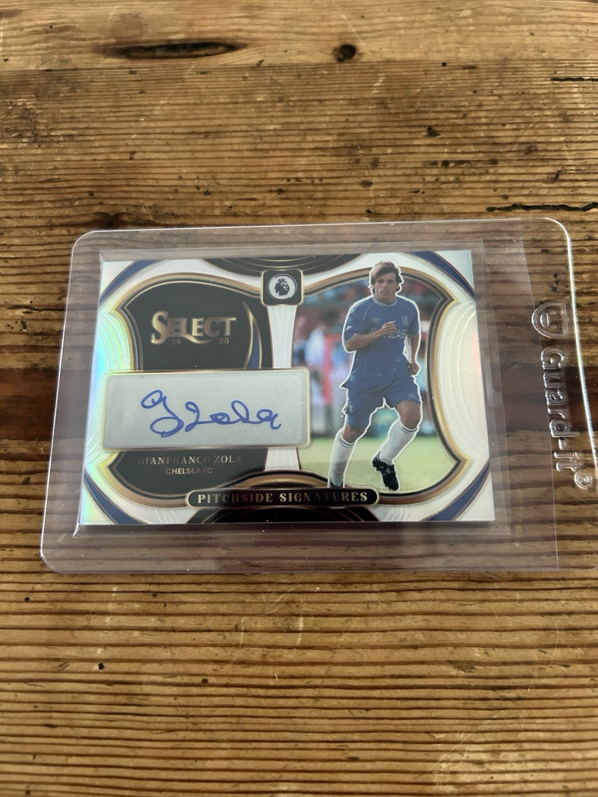 Gianfranco Zola 2024/25 Panini Select EPL auto Refractor Chelsea FC PS-GZ RARE for sale on Ebay