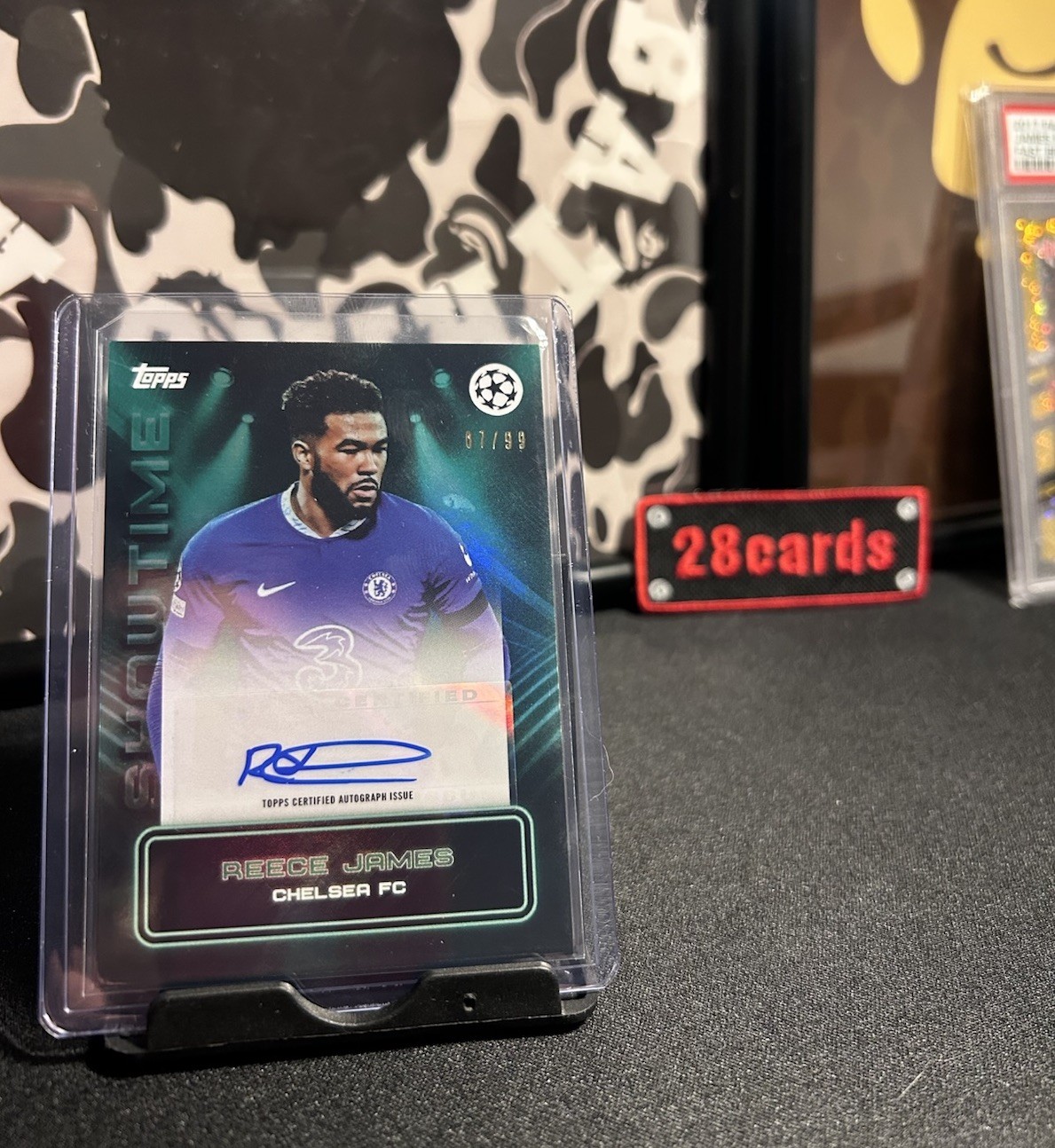 Reece James Topps Champions League Chelsea Fc Autograph Showtime /99 2023 Green for sale on Ebay